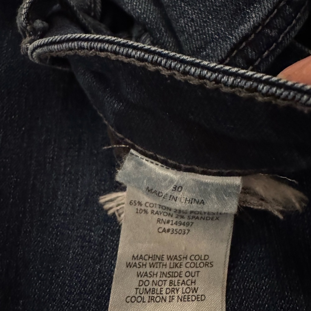 Joe's Jeans Women's Dark Blue Skinny Jeans - Picture 5 of 6